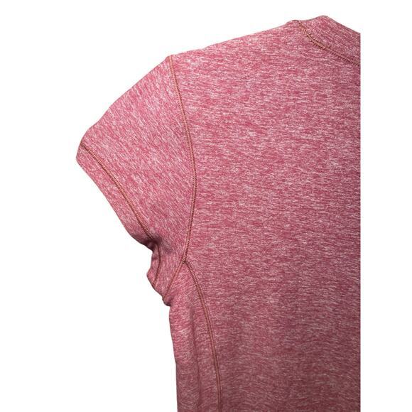 Lululemon Women 4 Time To Sweat Short Sleeve Heathered So Merlot Red Burgundy - Picture 7 of 12